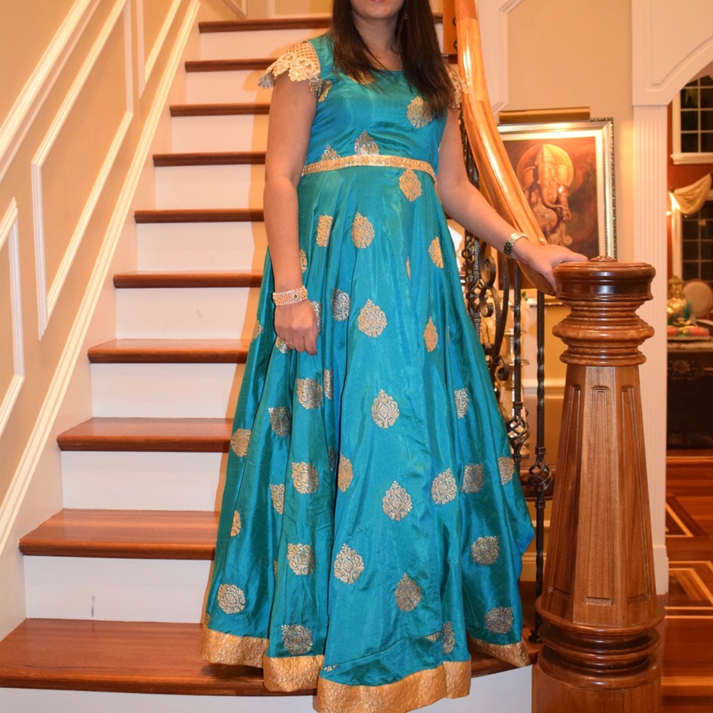 Banaras Long Dress